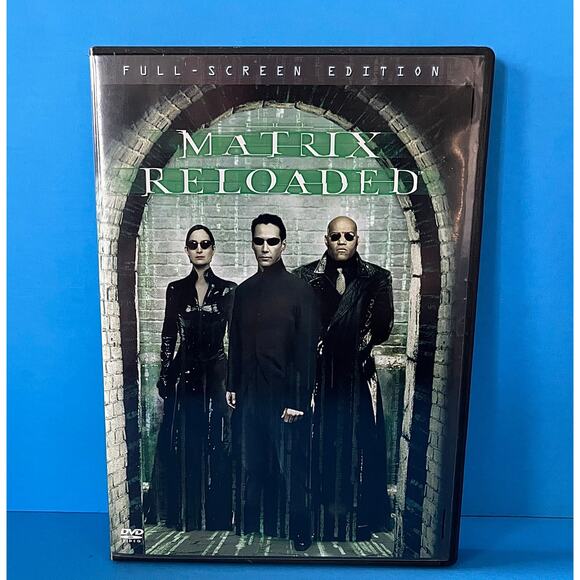 The Matrix Reloaded (Full-Screen Edition) 2-Disc DVD Set 2003 Keanu Reeves Scifi - Picture 1 of 8
